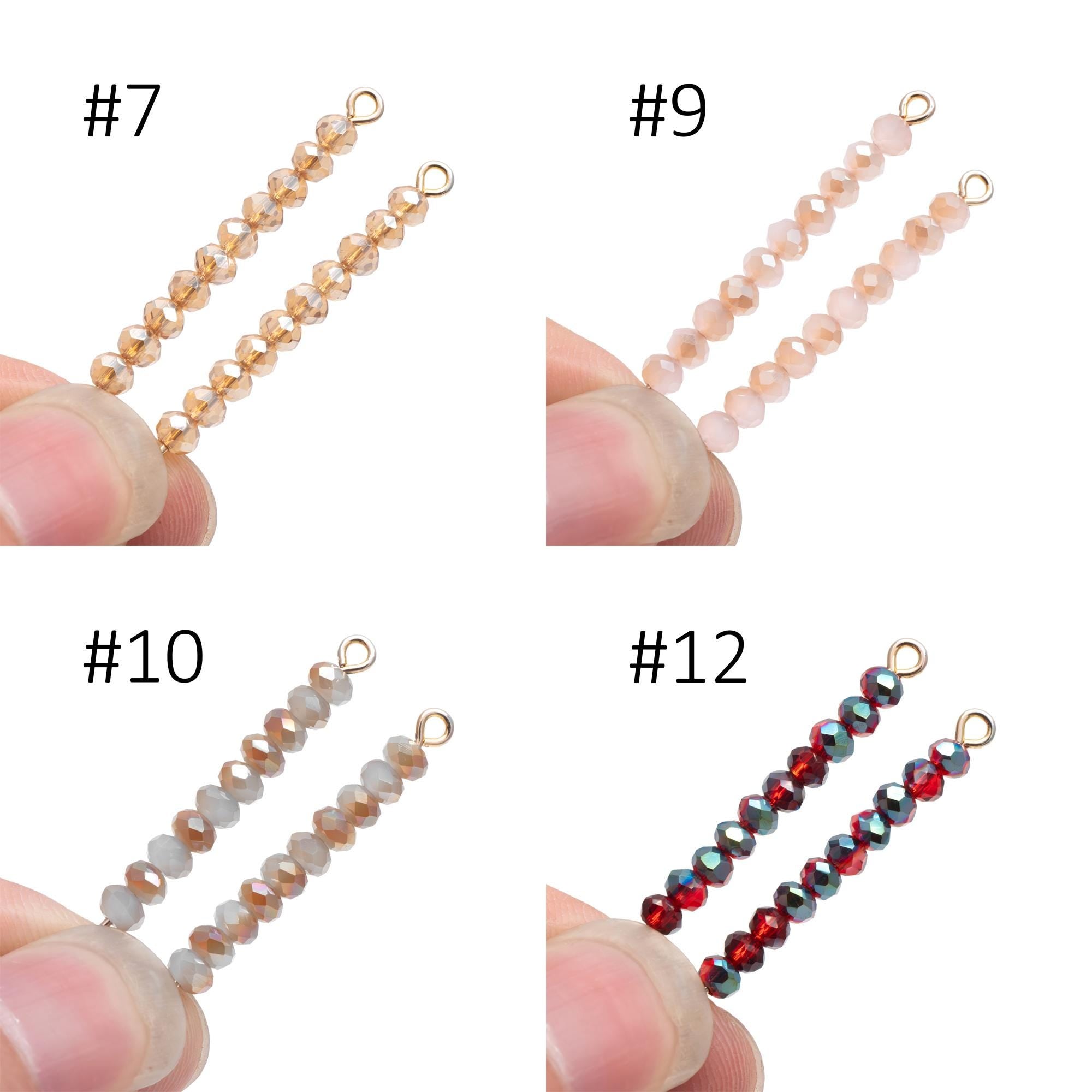 Crystal Glass Rondelle Faceted Tiny beads 2x3mm (#BZ03) (strand of 120 beads)